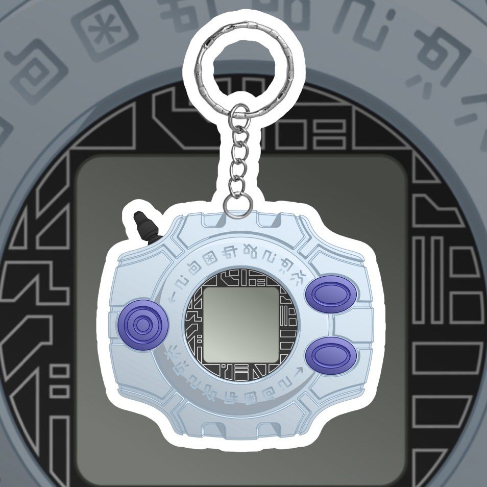 DIGIMON KEYCHAIN ACRYLIC DIGIMON DIGIVICE KEYCHAIN CUSTOMISE DIGIMON CHIBI KEYCHAIN BEST GIFT FOR DIGIMON CARD GAME DIGIMON TCG