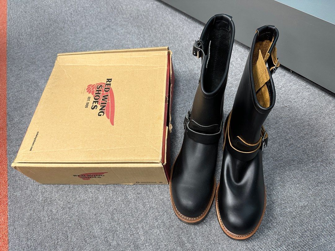 REDWING 9268 ENGINEER BOOTS茶芯-