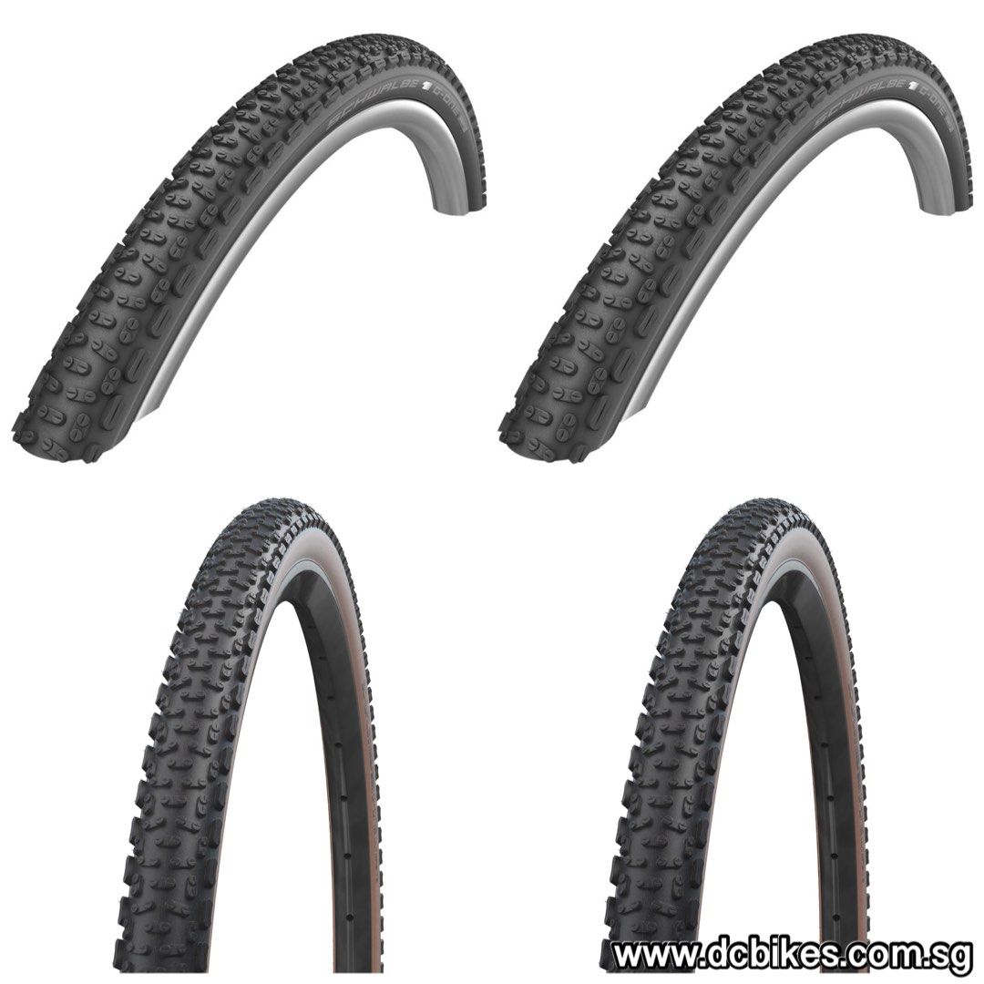 Schwalbe 29 X 2.0 G One 700c X 50c Ultrabite Black Brown Bronze Skinwall Folding Tyres Etrto 50 622 Dcbikes 700 X 50 28 X 2.0 Ultra Bite Gravel