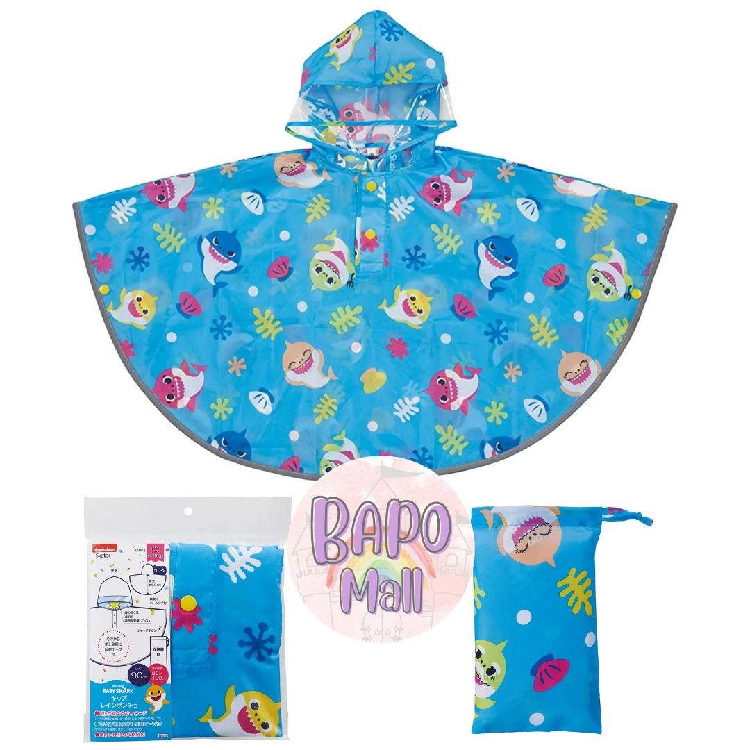 Baby shark raincoat best sale