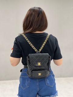 ( Vintage ) Chanel Duma Leather backpack