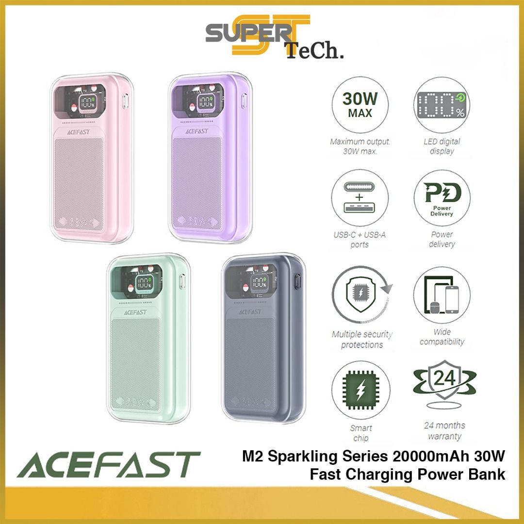 ACEFAST Fast Charge Power Bank M2 30W 20000mAh