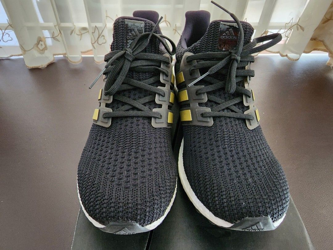 Adidas Ultraboost 4.0 DNA UK10 US10.5 Black Gold