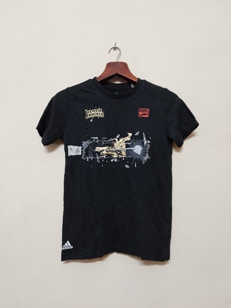 Adidas black outlet panther shirt