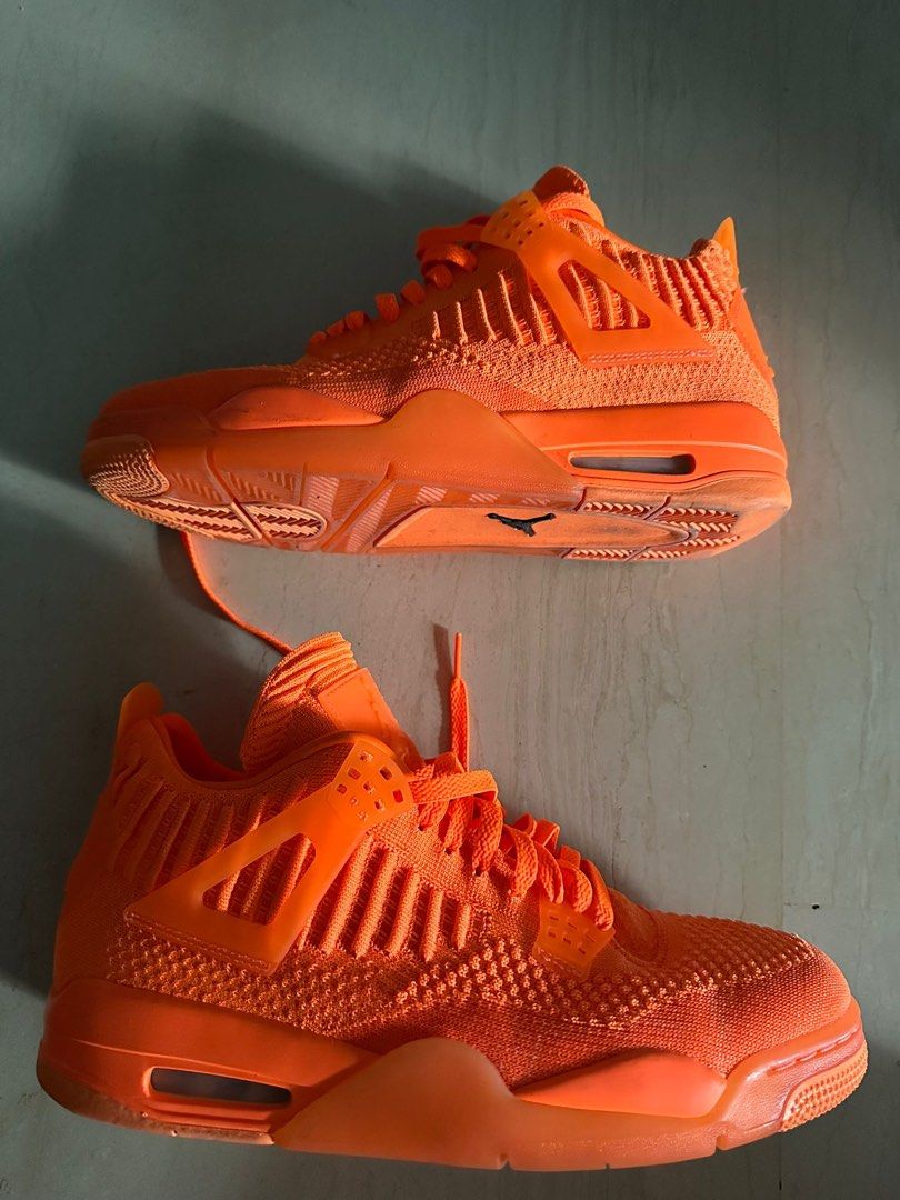 Jordan 4 flyknit orange hotsell