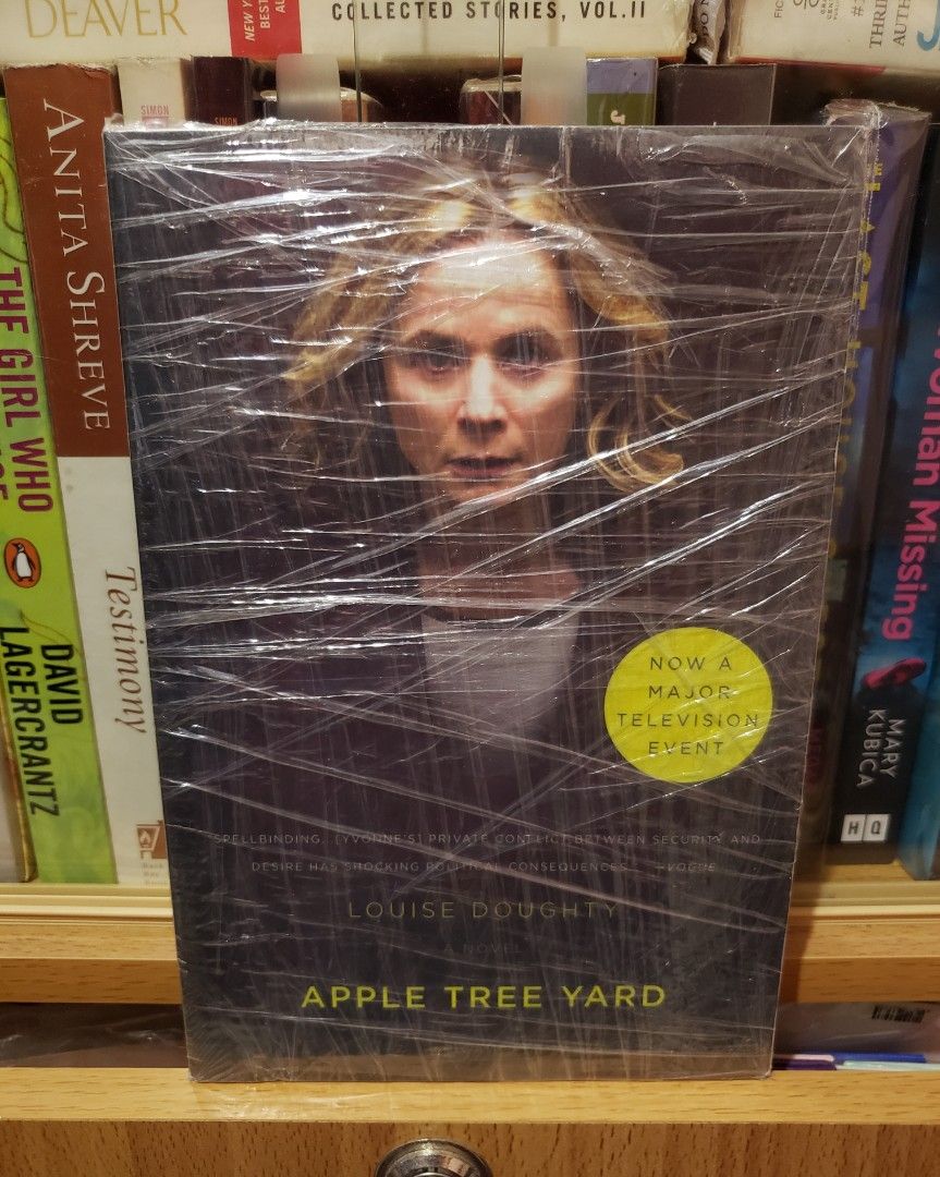 Apple Tree Yard by Louise Doughty (Category: Storybooks) located in Malolos. Submitted by purplereader (Listing ID 1214088631, Image 1). Description: Apple Tree Yard Louise Doughty ✅PB ✅New and sealed, with remainder mark 🐼Php 160 MOP: gcash MOD: Meet up (malolos area) - with handling fee J&T Can do shopee checkout but I wont be liable of lost in transit.