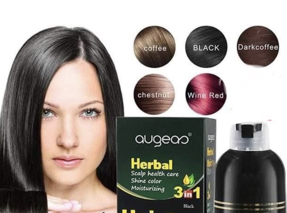 Augeas Herbal Hair Dye Shampoo 500ml, 美容＆個人護理, 健康及美容 頭髮護理 Carousell