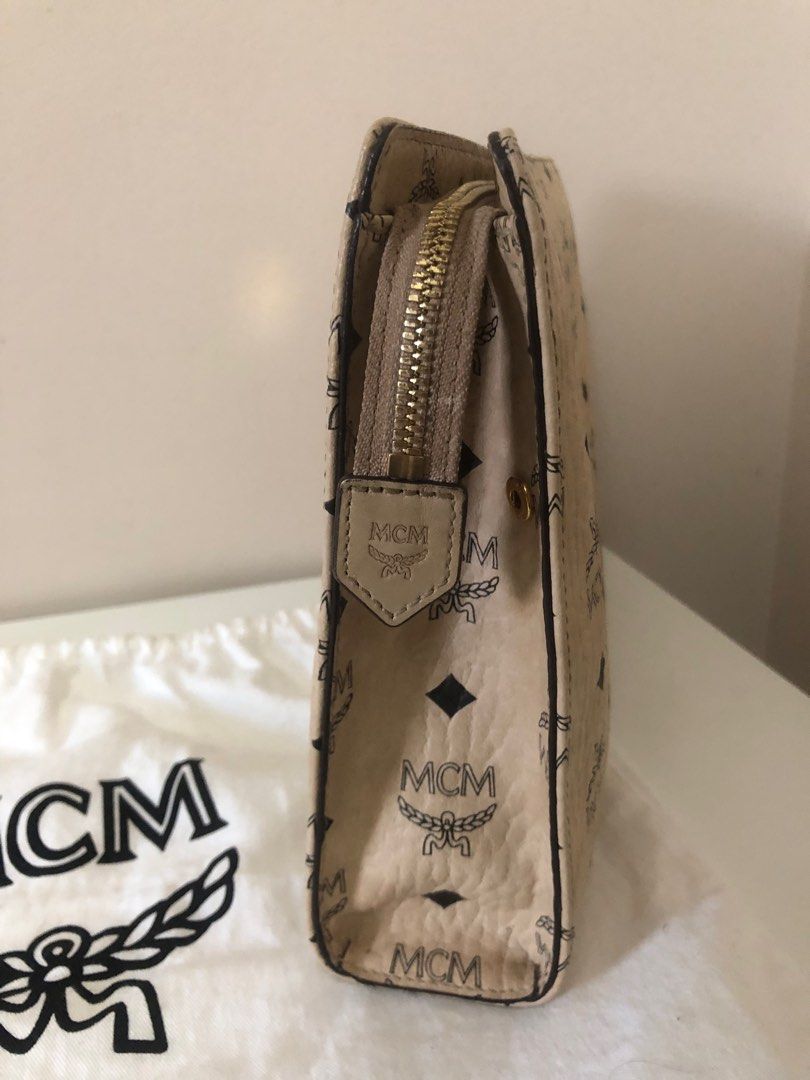 Authentic MCM Toiletry Pouch Luxury on Carousell