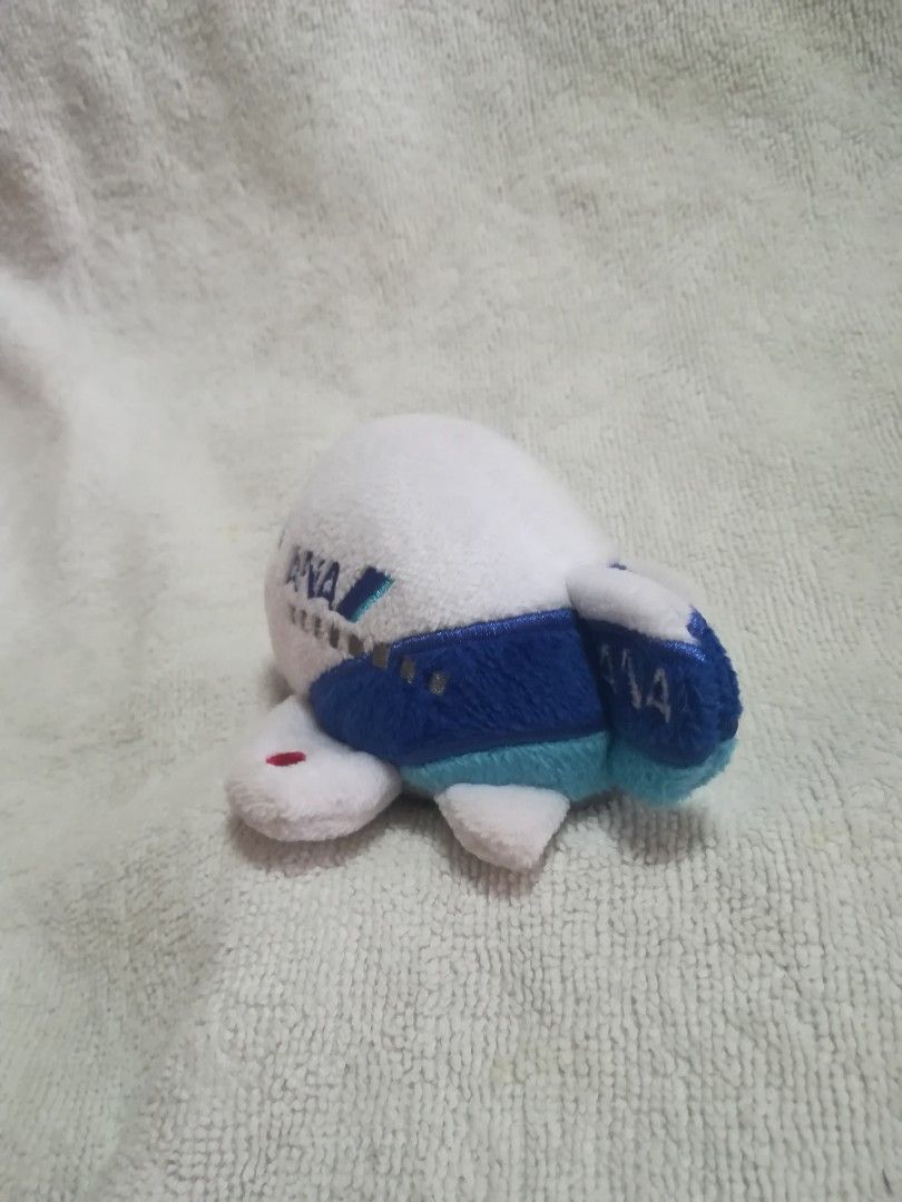 Authentic Mini All Nippon Airways ( ANA ) Aeroplane Plush Soft Toy