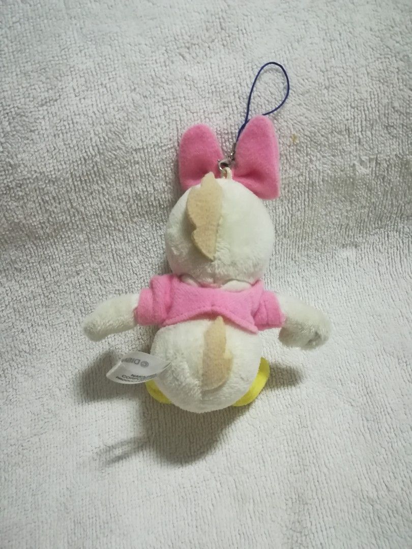 Authentic Nakajima Disney Daisy Duck Plush Soft Toy Bag Charm / Hanger