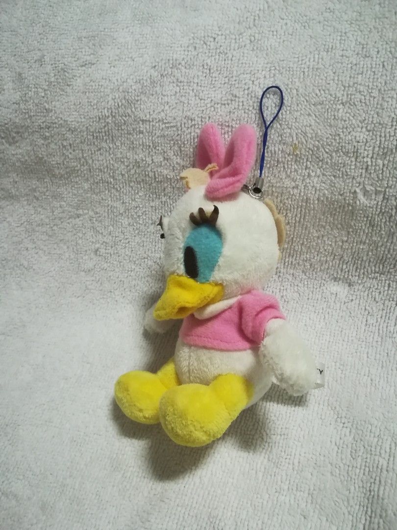 Authentic Nakajima Disney Daisy Duck Plush Soft Toy Bag Charm / Hanger