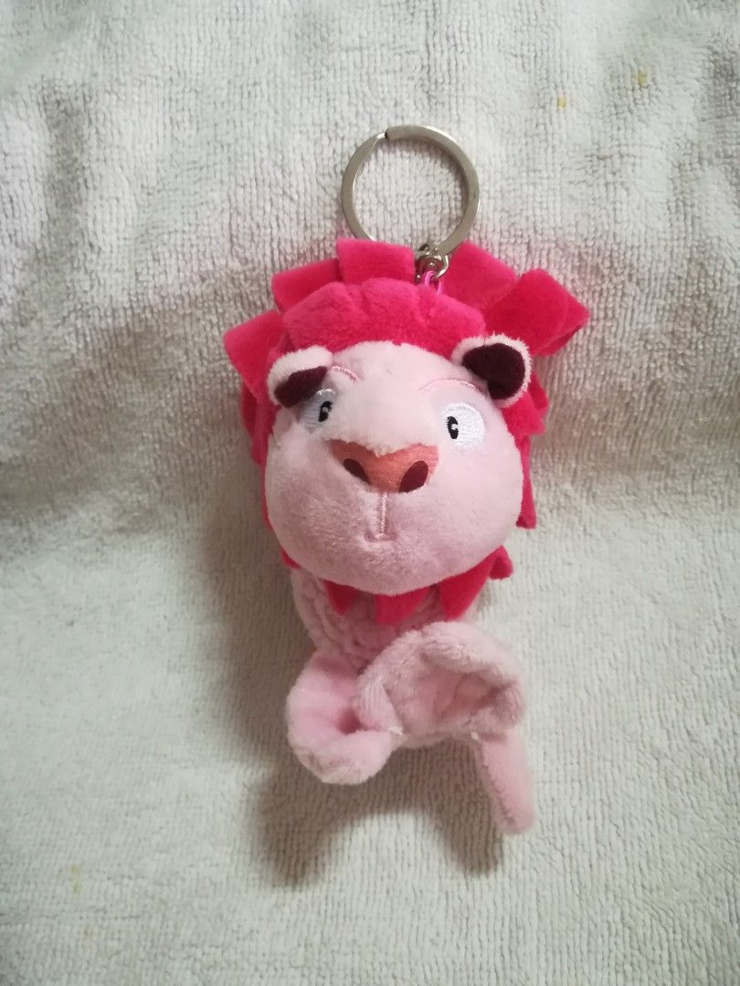 Authentic Singapore Sentosa Cable Car Pink Merlion Plush Soft Toy Bag