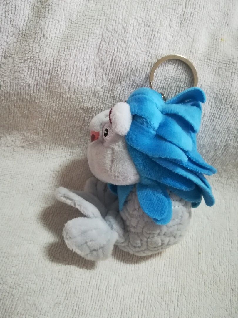 Authentic Singapore Sentosa Cable Car Blue Merlion Plush Soft Toy Bag