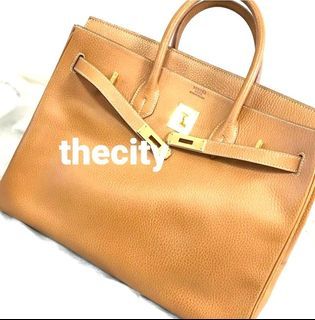 Orange H Birkin 35, Authentic & Vintage