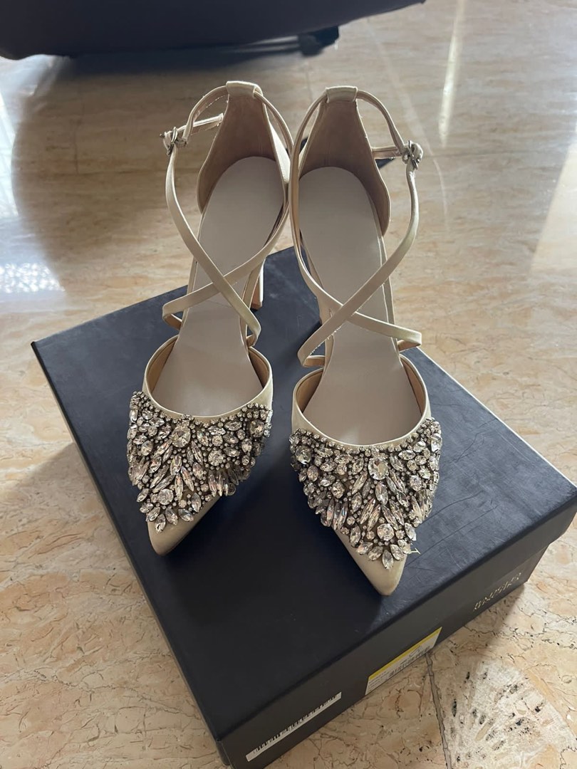 Badgley Mischka Harlene Size US 7.5 Insole 23 8 cm