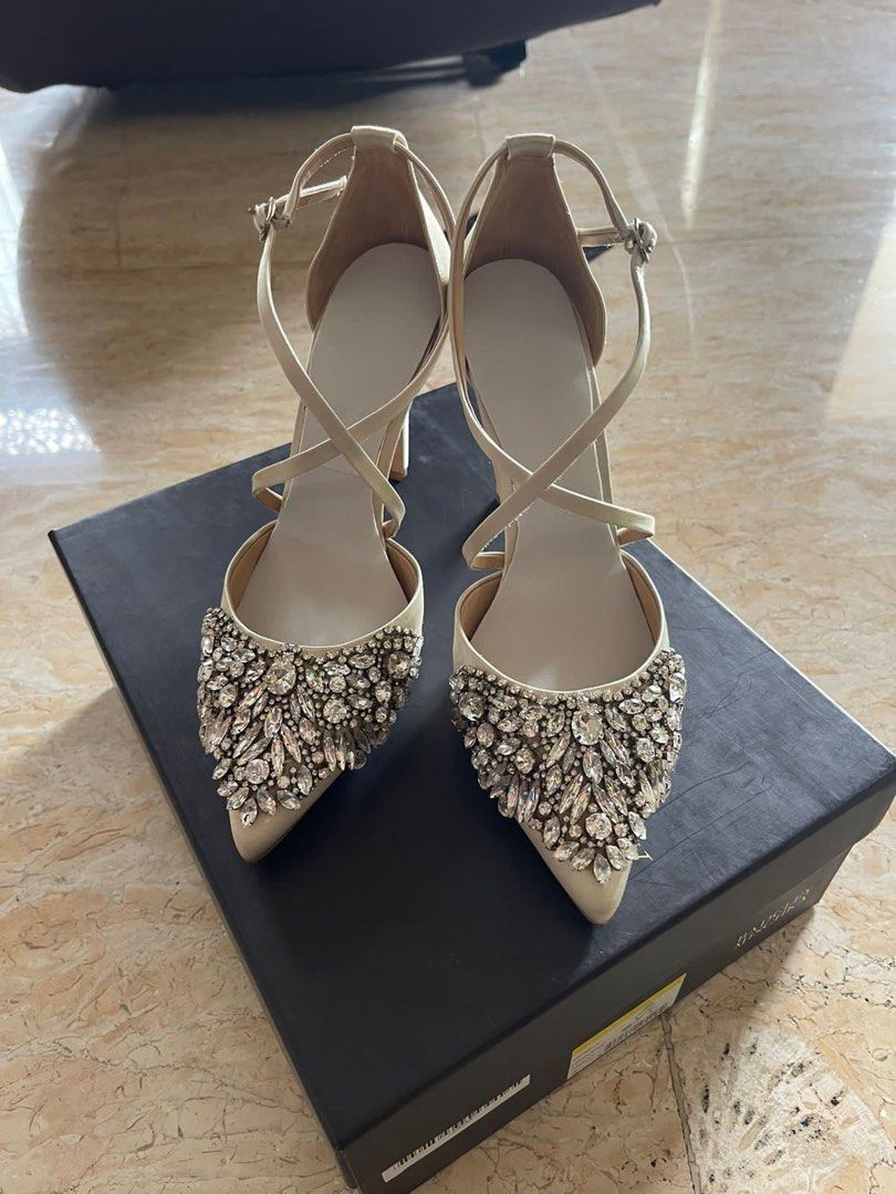 Badgley Mischka Harlene Size US 7.5 Insole 23 8 cm