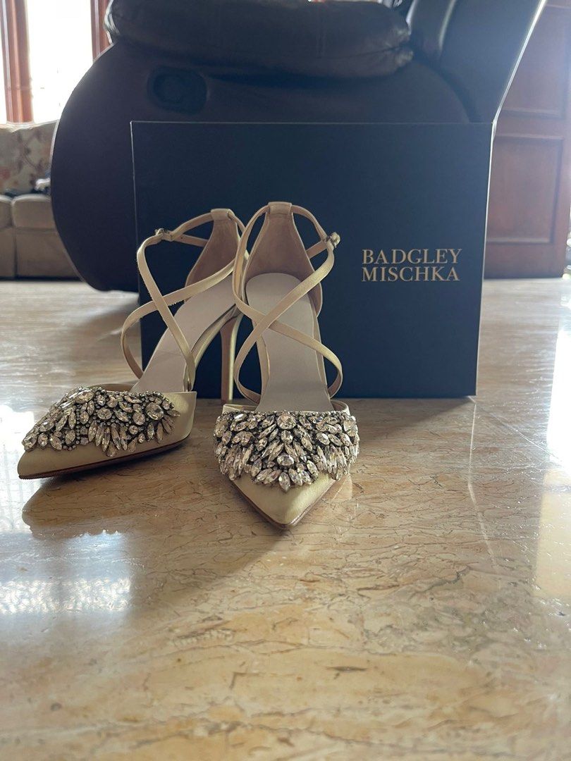 Badgley Mischka Harlene Size US 7.5 Insole 23 8 cm