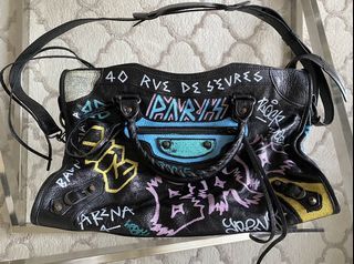 Balenciaga Graffiti City Bag