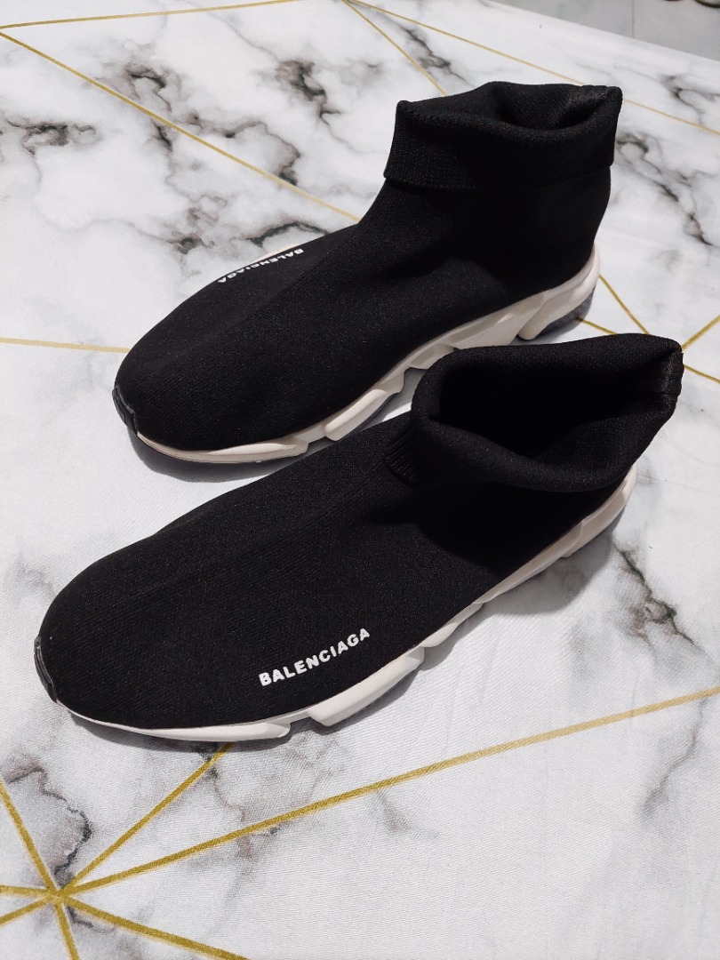 grey and black balenciaga sneakers