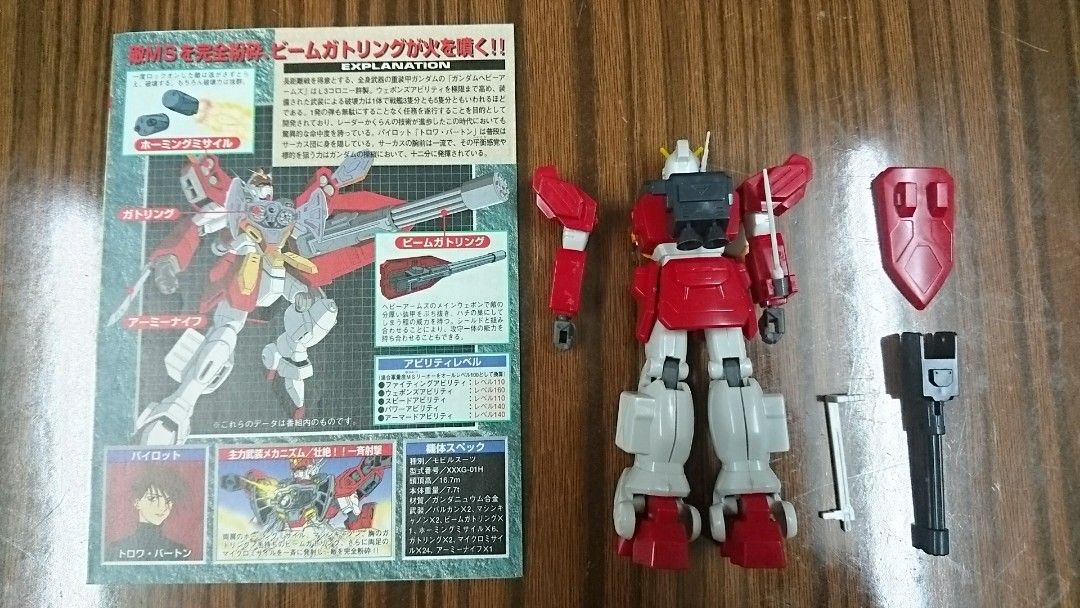Bandai 1:144 1/144 新機動戰記W 高達模型重炮手heavy arm gundam 多魯
