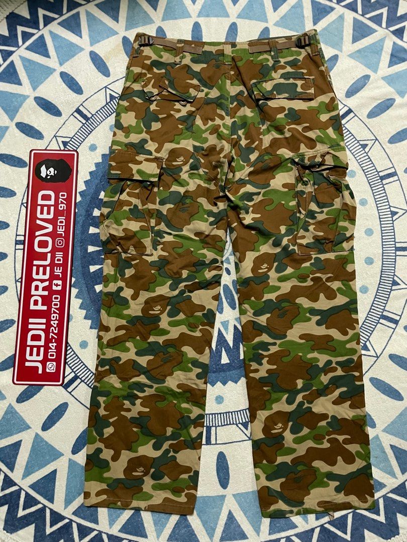 Bape camo cargo 2025 pants