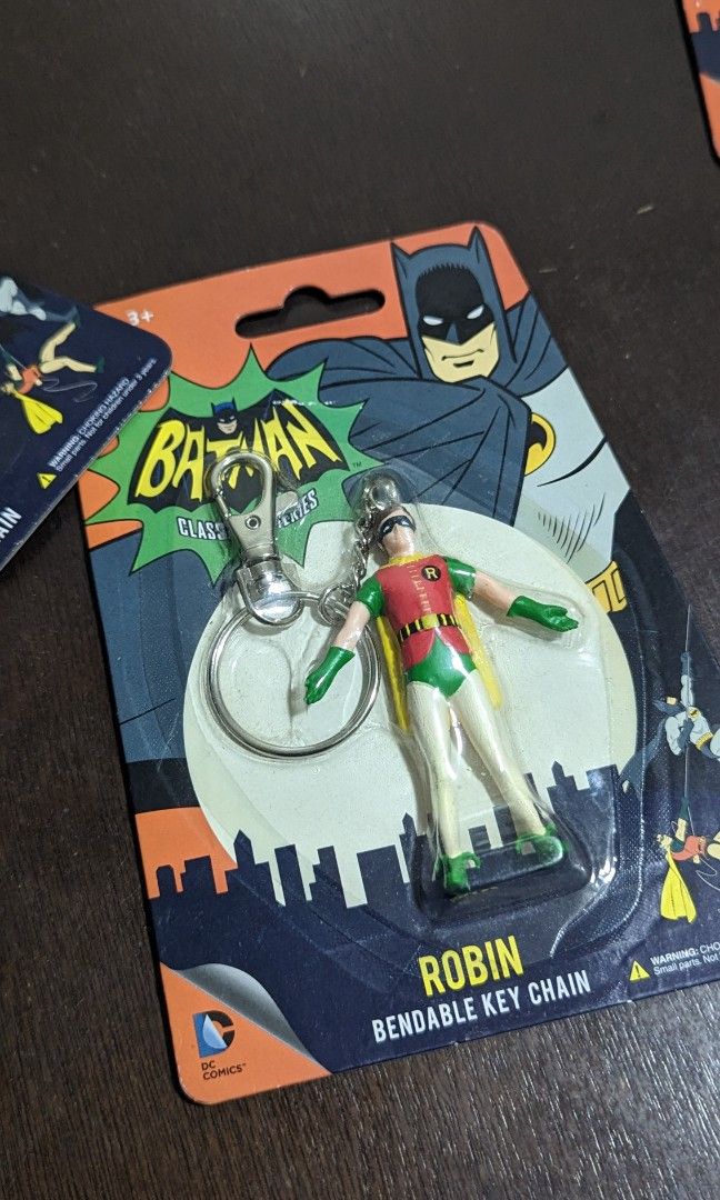 Batman Classic TV Series - Batman and Robin Bendable Keychain, Hobbies ...