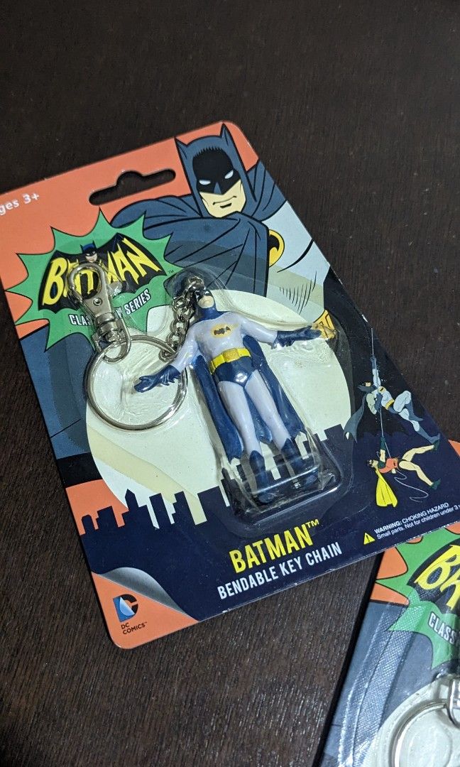 Batman Classic TV Series - Batman and Robin Bendable Keychain, Hobbies ...