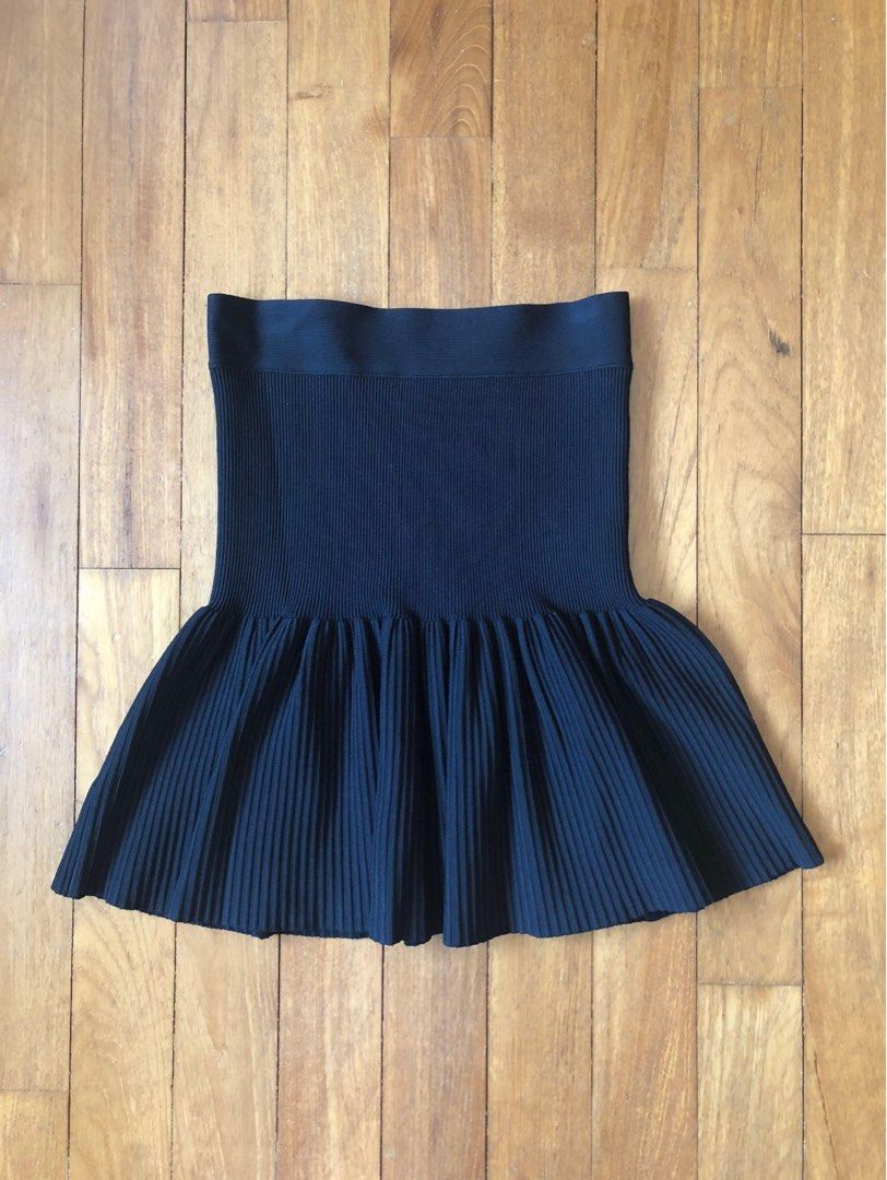 Bcbg black sales ruffle skirt