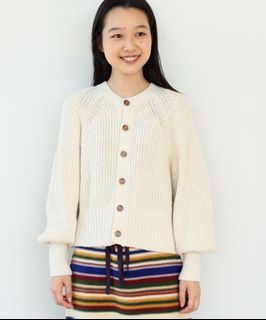BEAMS BOY補丁開襟衫