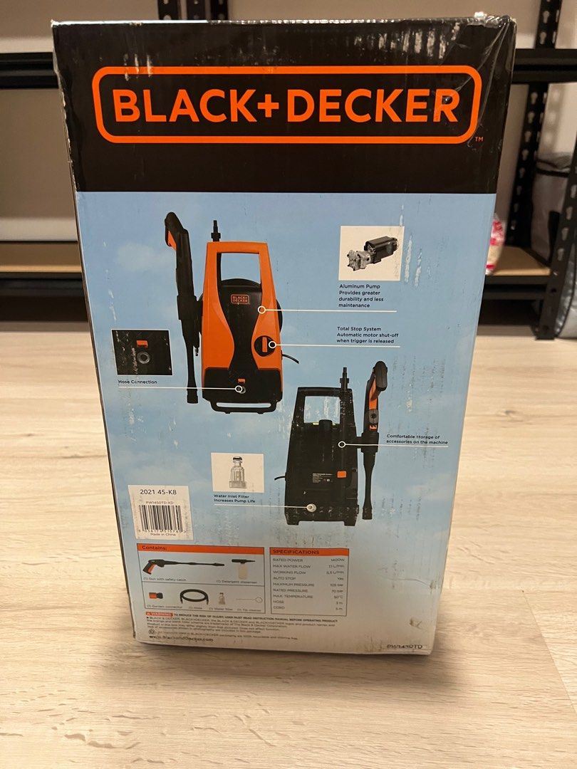 Buy Black & Decker 105 Bar Pressure Washer