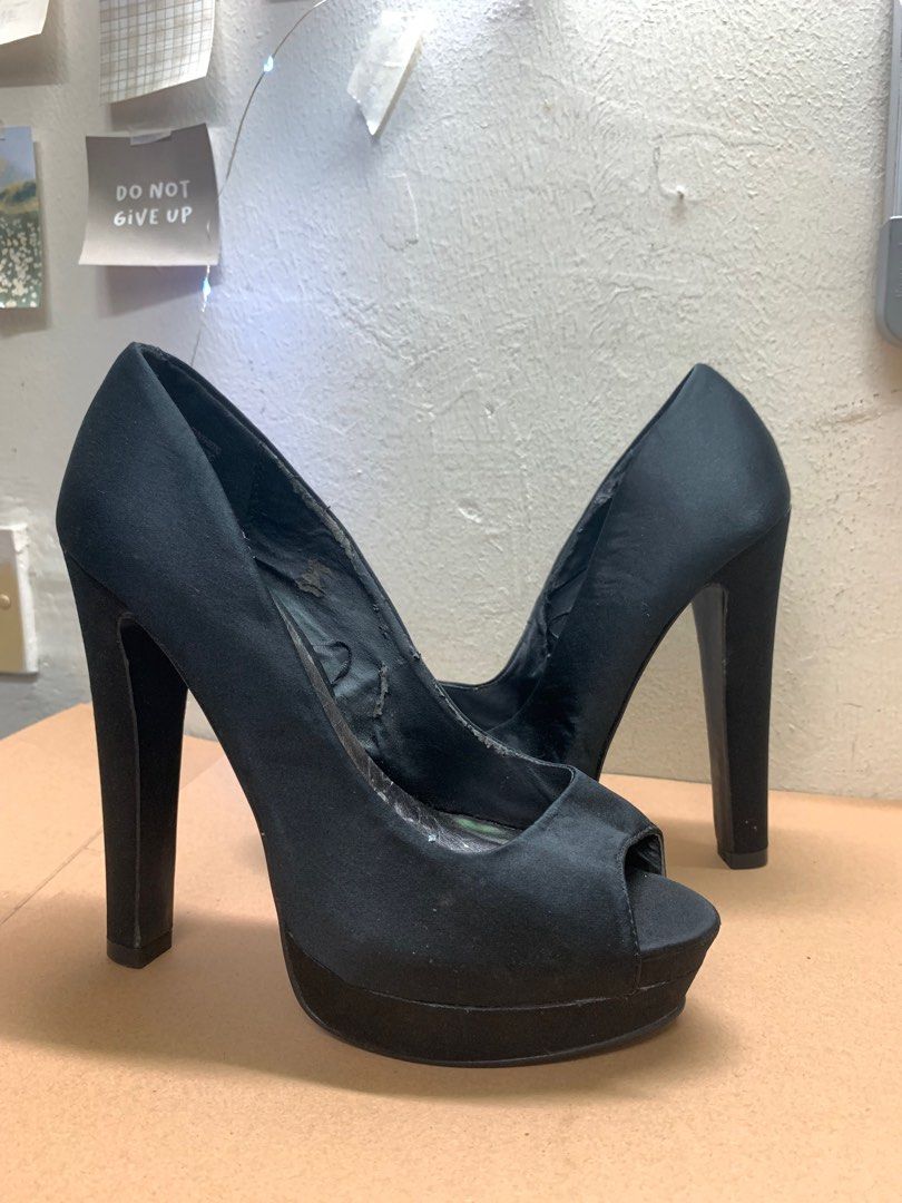 black platform heels high heels girl express Women s Fashion