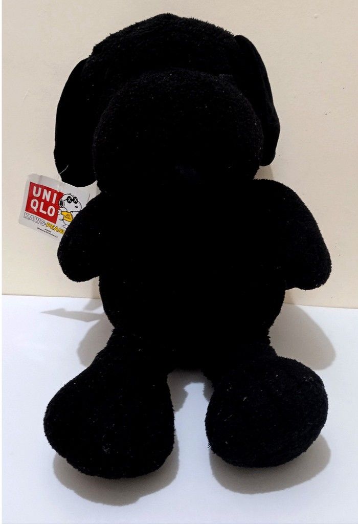 Peluche KAWS X UNIQLO Snoopy Noir - Édition 2017, Taille M, Neuve