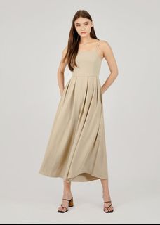 BNWOT 6style Madison Wide Legged Jumpsuit In Sand