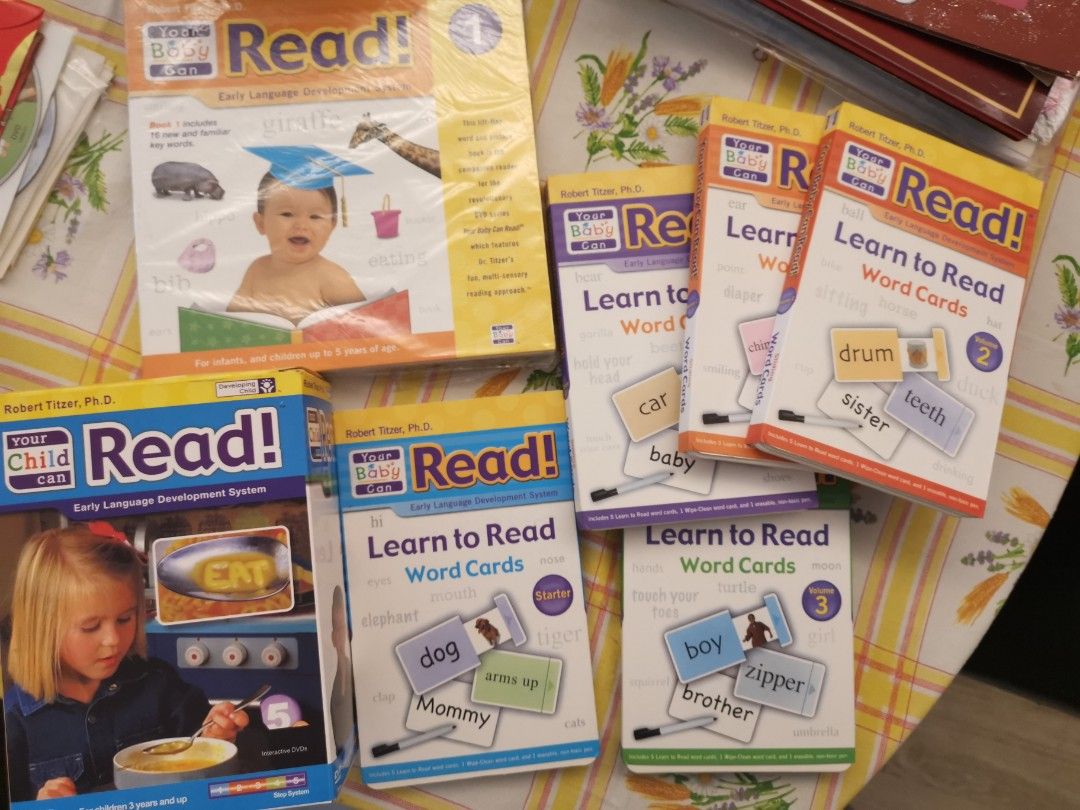 Read Card Class Book learn to read with cards word, 興趣及遊戲, 書本 & 文具, 小朋友書 - Carousell