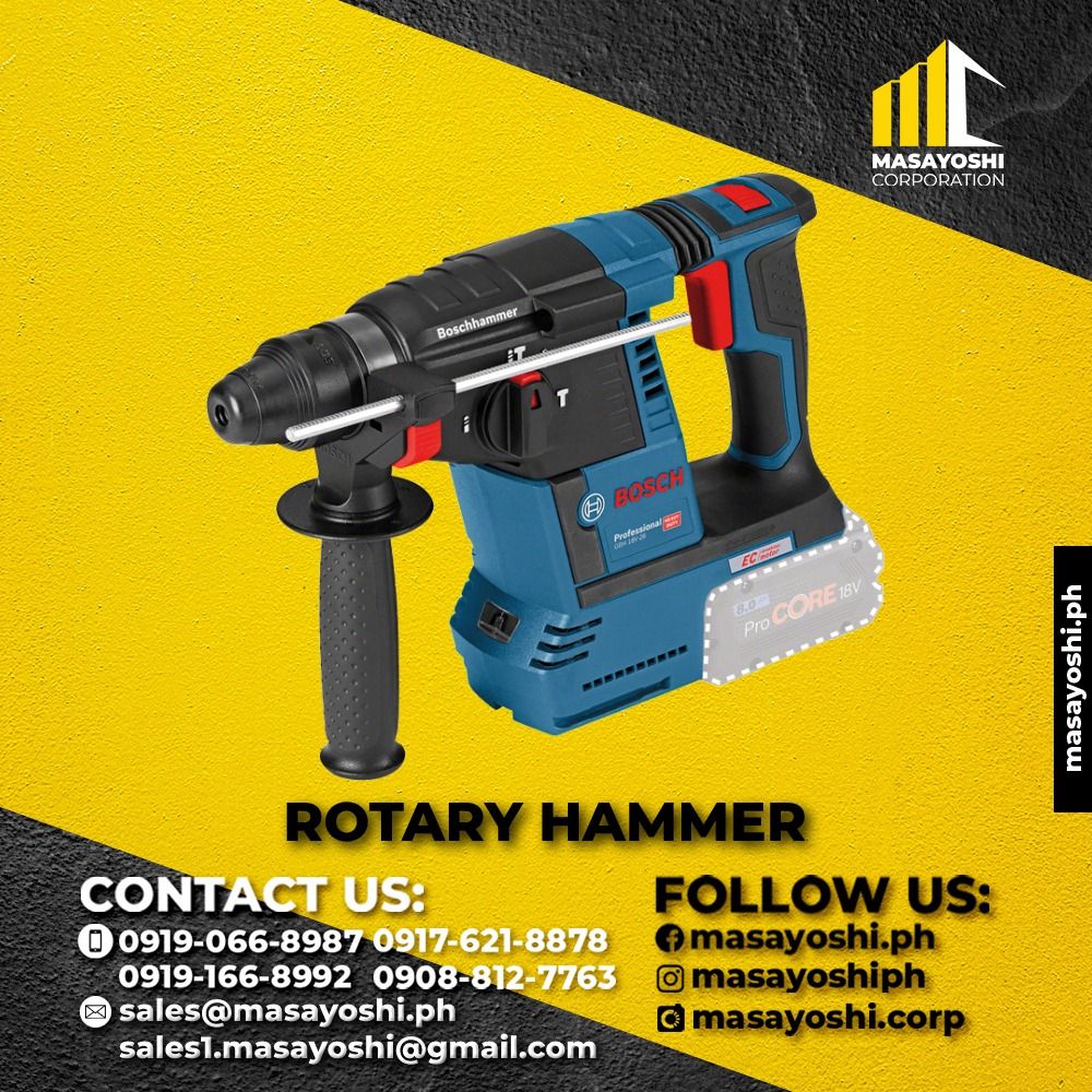 Bosch GBH 18V26 Cordless Brushless Rotary Hammer, Bosch Tool