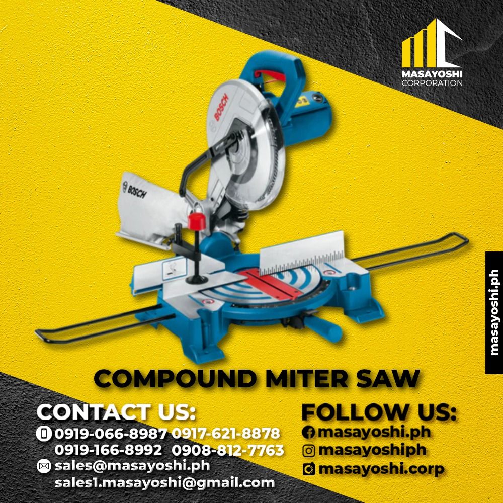 Bosch GCM 10 MX Compound Miter Saw, Chop Box Saws, Miter Box Saws