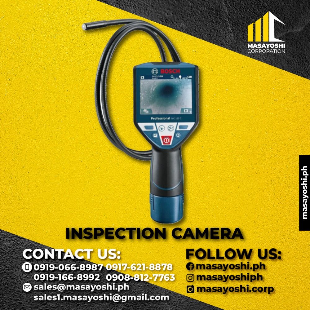 Bosch GIC 120 C Inspection Camera, Borescope, Bosch Tools, Commercial