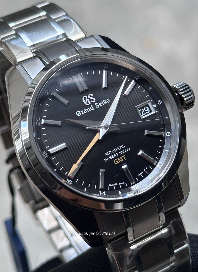 Brand New Grand Seiko 44GS Case Titanium, Hi-Beat GMT SBGJ213, Luxury,  Watches on Carousell