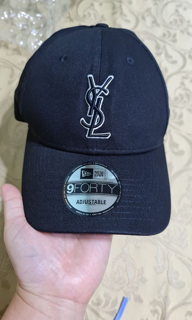 100% Legit] YSL X New Era Monogram Cap, Men's Fashion, Watches &  Accessories, Cap & Hats on Carousell