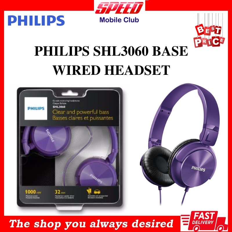 BRAND NEW PHILIPS SHL3060 BASE HEADSET STORE PICKUP SAMEDAY DELIVERY AND EXPRESS DELIVERY Audio Earphones on Carousell
