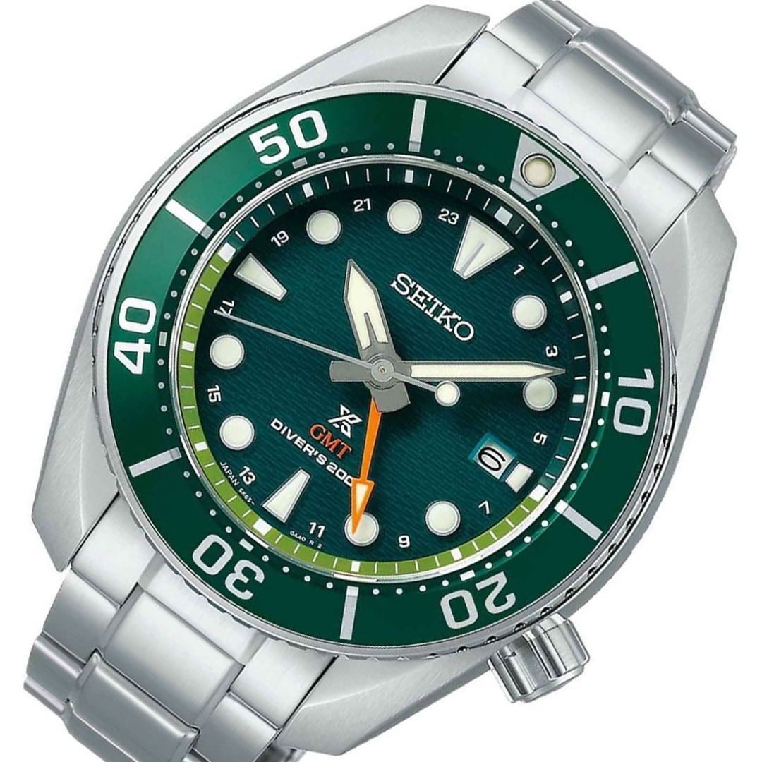 Brand New Seiko Sumo GMT Prospex Solar Powered Green Dial Mens Divers Watch  SFK003J1 SFK003 SFK003J, Men's Fashion, Watches & Accessories, Watches on  Carousell