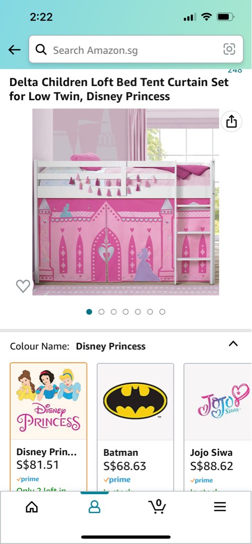 2 Brand new unopened bed tents Disney Princess and Jojo Siwa