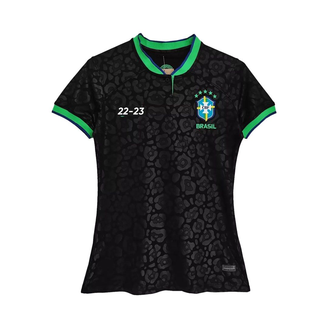 Brazil women black jersey 22-23 Football Jersey Soccer Jersey T