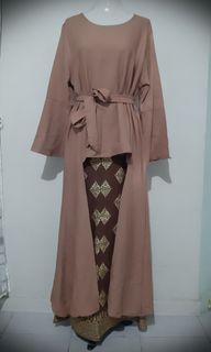 Brown Modern  Kebaya Set