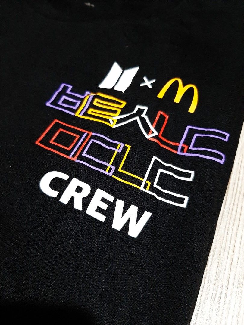 bts mcdonalds crew shirt for sale