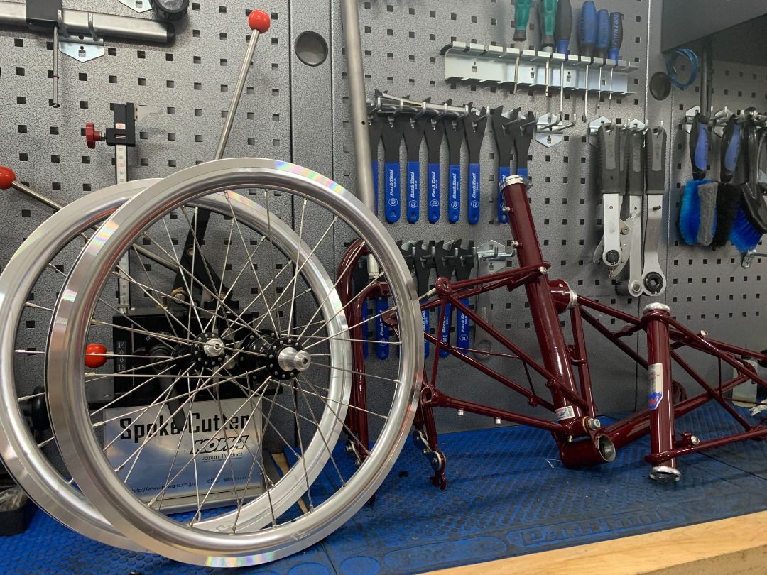 BZ Custom Handbuilt Wheels for Alex moulton bicycles, Sports Equipment