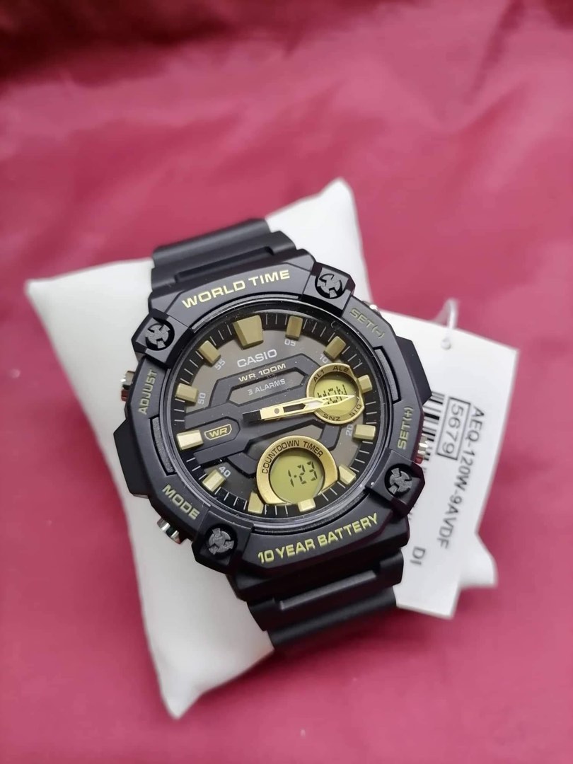 Casio AEQ120W-9A, Men's Fashion, Watches & Accessories, Watches on ...