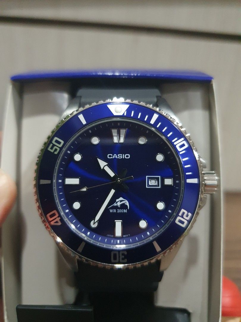 Casio blue duro 2025 mdv106b