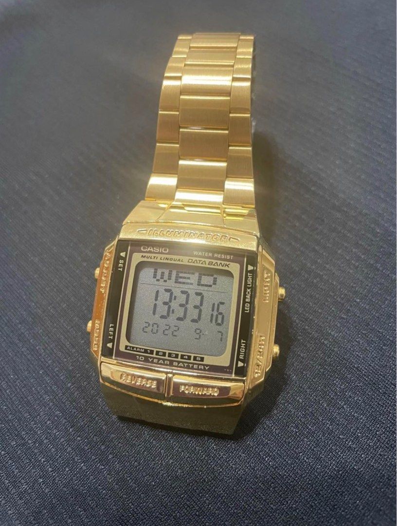 Casio databank gold top