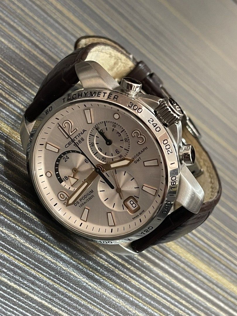 サーチナ(Certina) DS Podium ポジウム スイス　腕時計　GMT